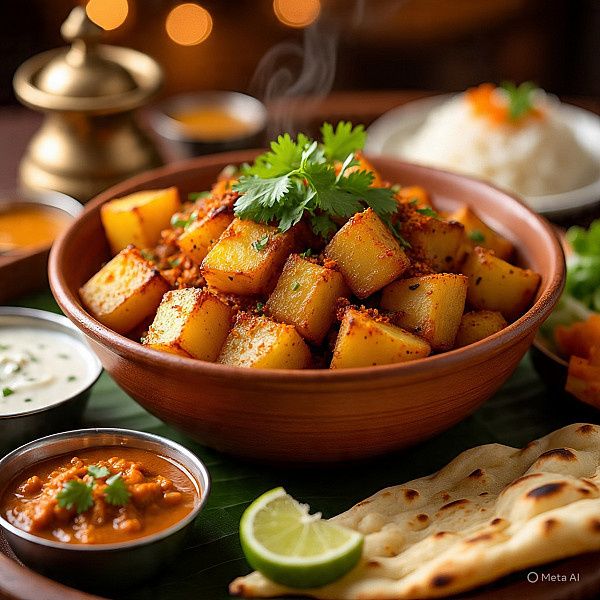 Achari Masala Aloo Dry