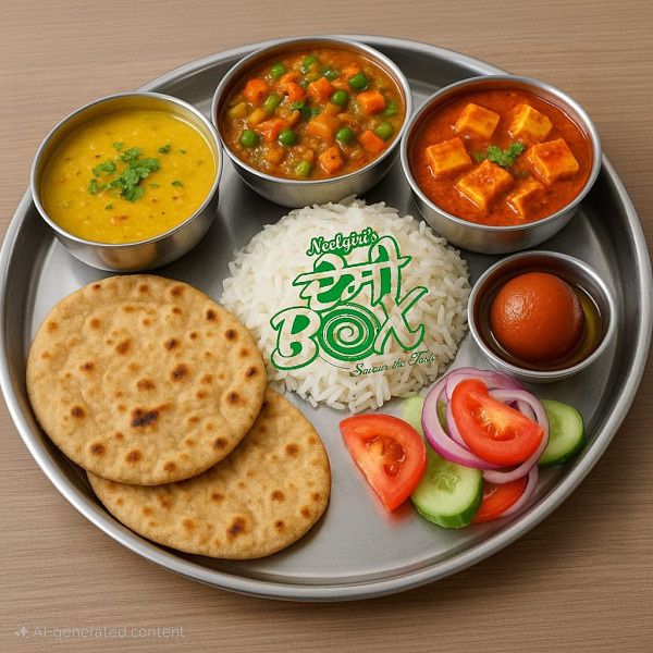 Dal Makhni+Mix Veg.+Rice+1 Plain Pranthi+Gulab Jamun (1 Pc)+Salad