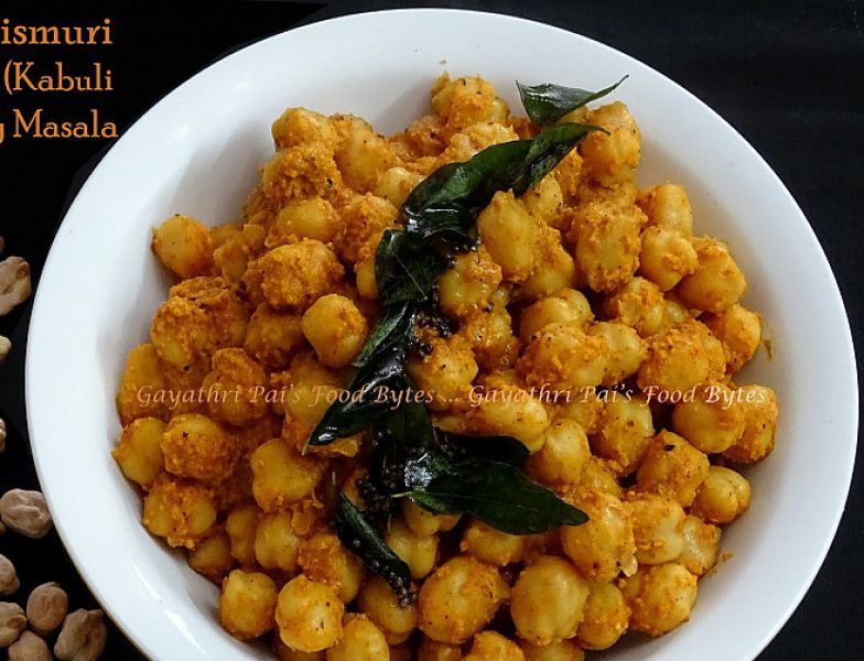 White Channa Masala Dry