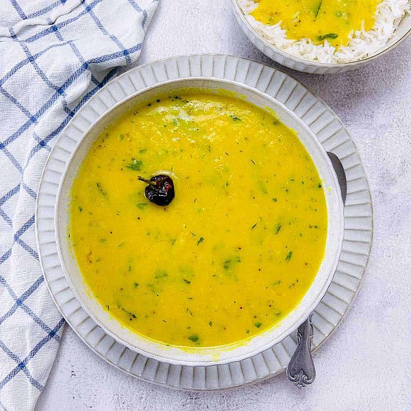 Yellow Dal Plain With Pinch Of Salt
