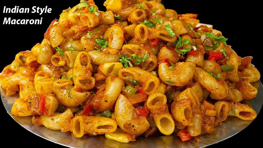 Veg Macaroni [Punjabi Style]