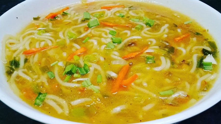 Veg Maggie Soup