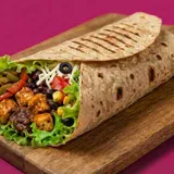 Fajita Paneer Black Bean Burrito Wrap