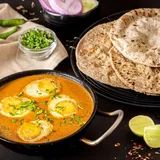 Egg Curry & Roti Meal - High Protein