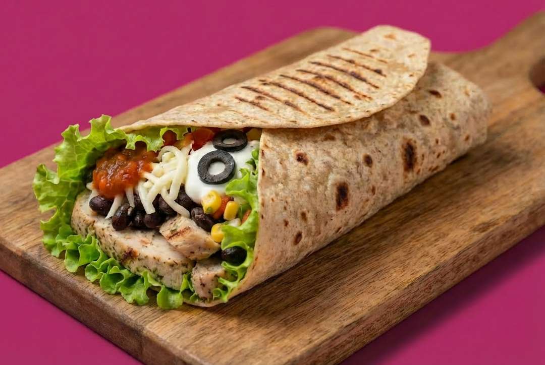 Mexican Herbed Chicken Burrito Wrap