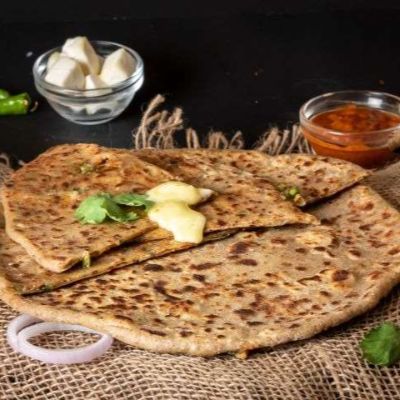 High Protein Stuffed Parathas