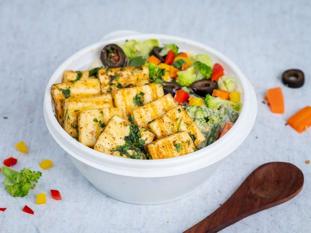 Grilled Paneer and Veggies Salad bowl - Protein Rich