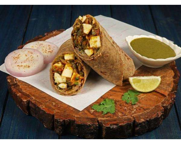 Paneer Kathi Roll - Gluten Free