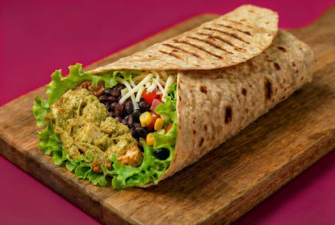 Cilantro Chicken Burrito Wrap