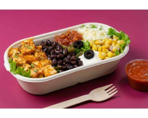Peri Peri Paneer Burrito Bowl