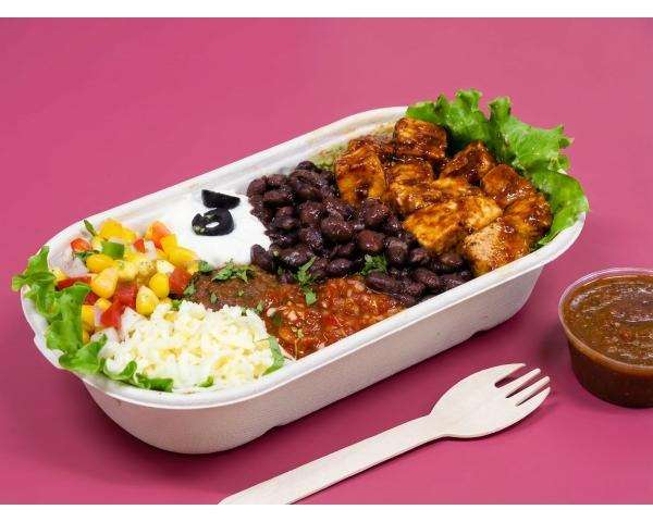 BBQ Paneer Burrito Bowl