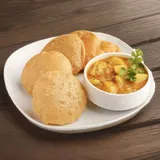 Luchi (4pc) Aloo Dom