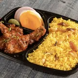 Basanti Pulao+Chicken Kosha 2Pcs+Salad Combo
