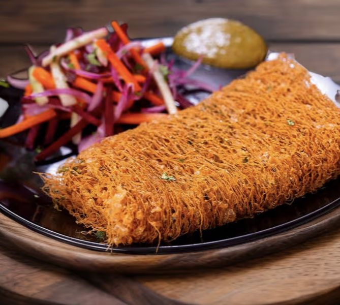 Chicken Kabiraji With Kasundi