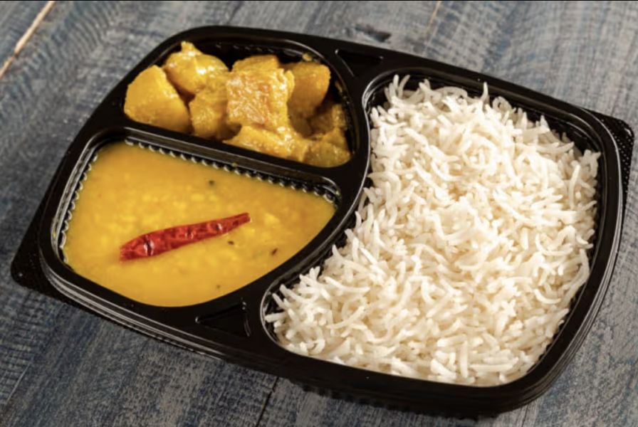 Rice Dal And Alo Posto Combo