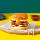 Chicken Popcorn Stack Burger