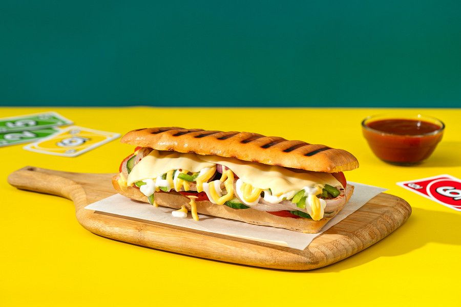 Veggie & Cheesy Panini