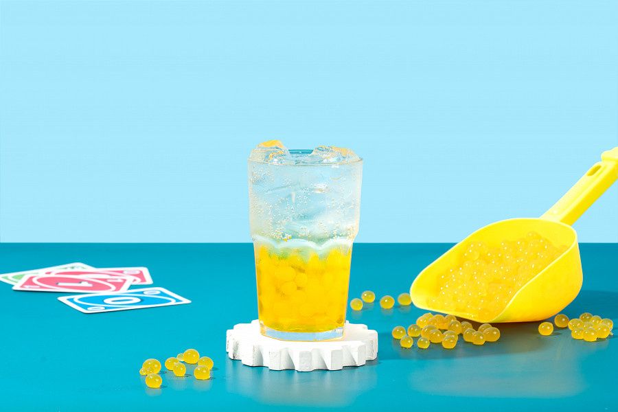 Mango Fizzy Boba