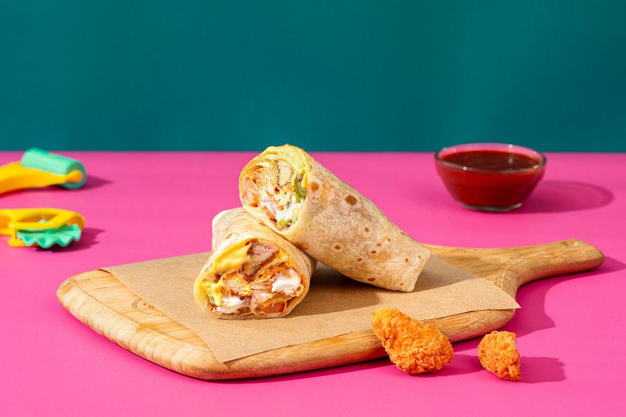 Chicken Popcorn Wrap