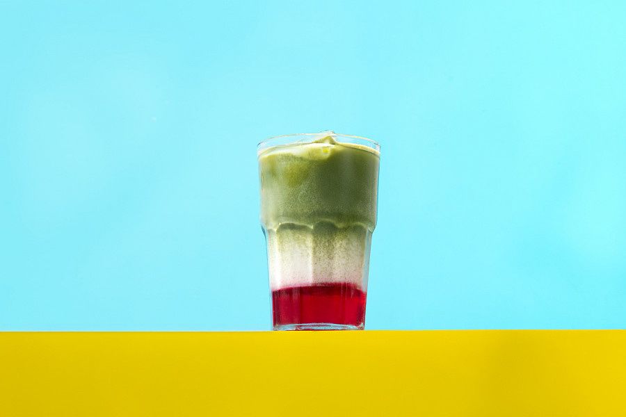 Strawberry Matcha Swirl