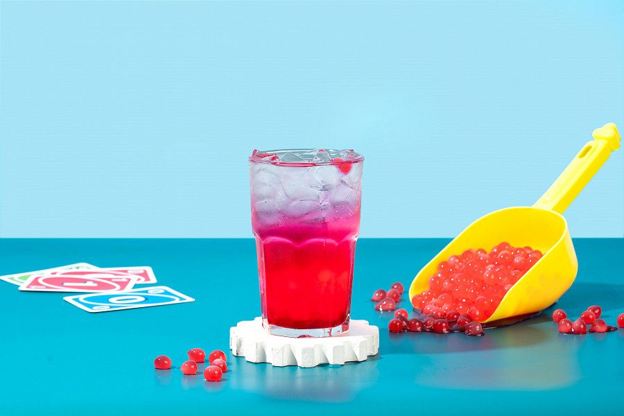 Strawberry Fizzy Boba