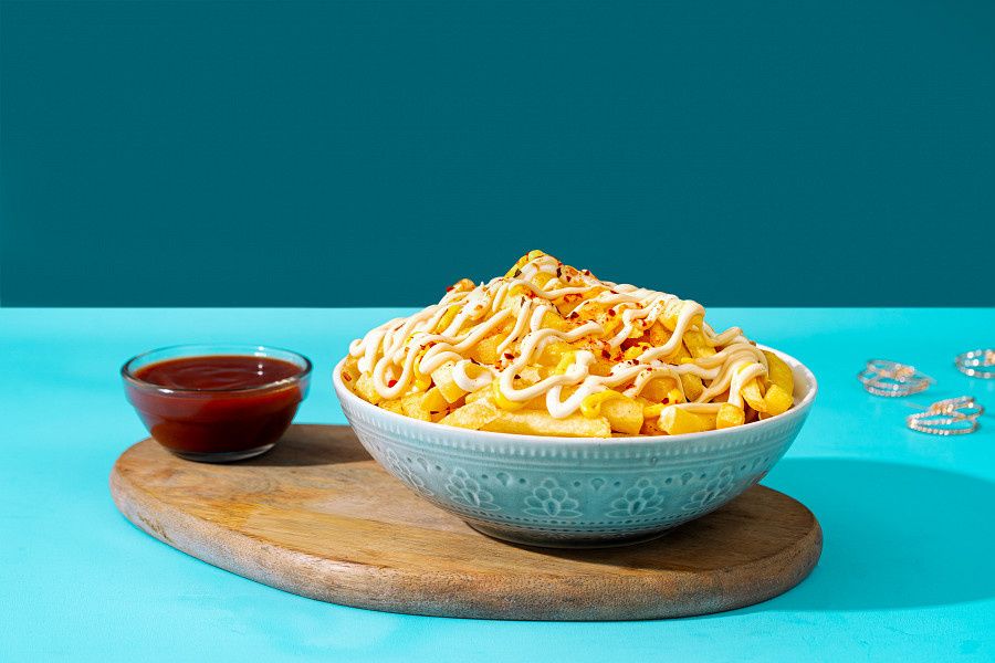 Cheesy Saucy Fries