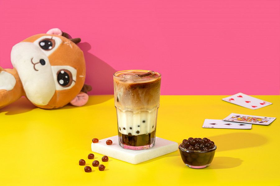 Iced Latte Chocolate Boba