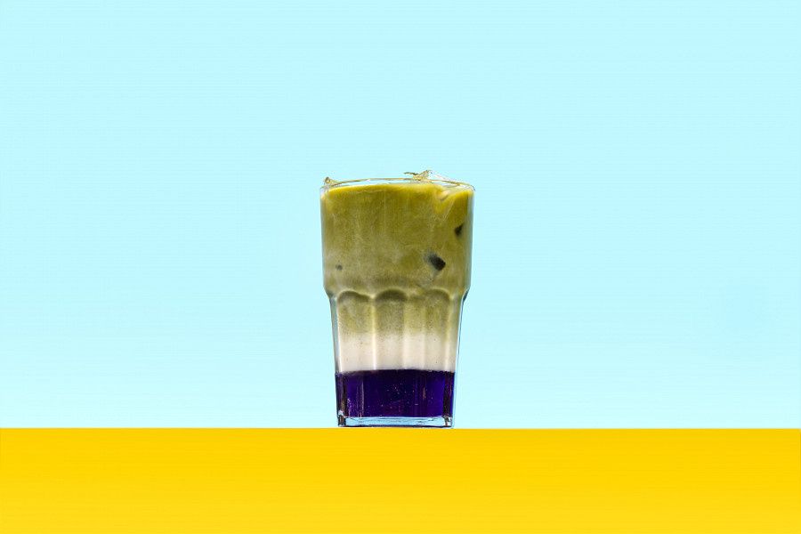 Blueberry Matcha Pop