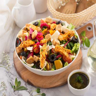 Chicken Tikka And Parmesan Salad
