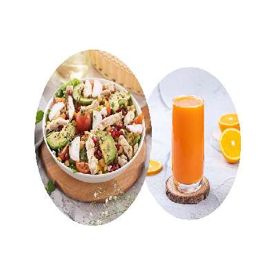 Regular Salad & Juice