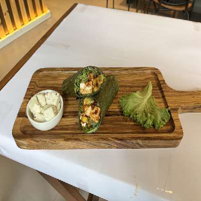 Grilled Shawarma Paneer Wrap