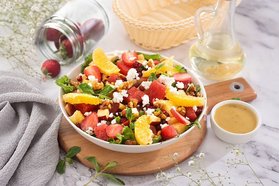 Veg Tropical Fruit & Feta