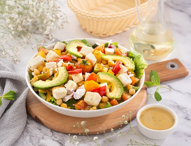 The Avo-paneer Salad