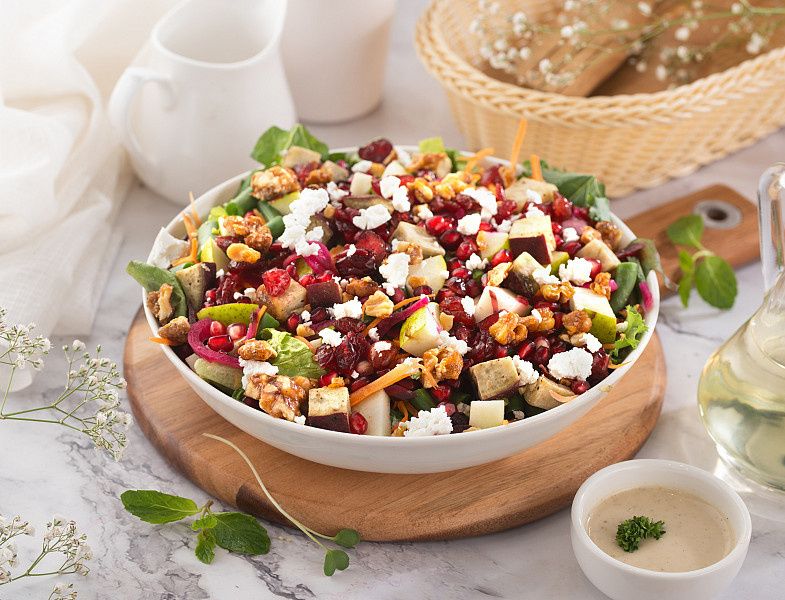 The Veg Pink Pearl Salad