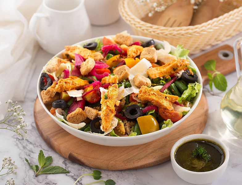 Chicken Tikka Ceaser Salad