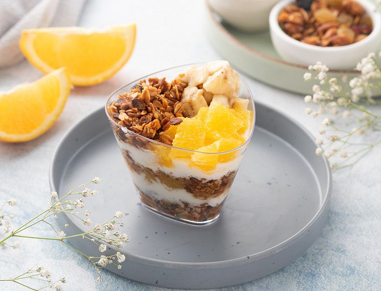 Orange Banana Parfait