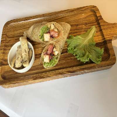 Thai Peanut Chicken Wrap