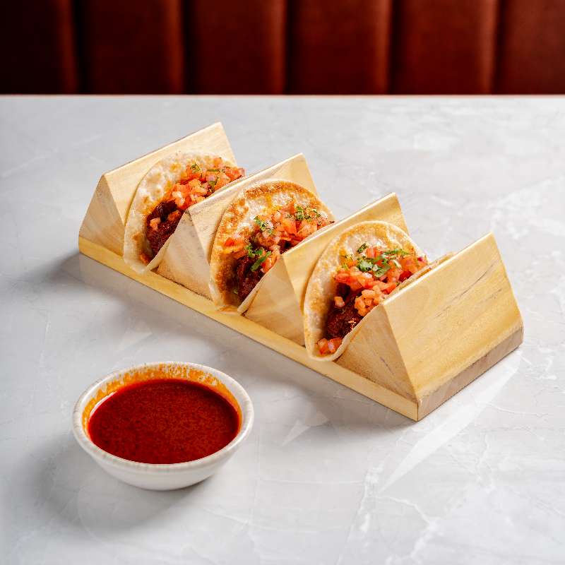 Pulled Rogan Gosht Taco