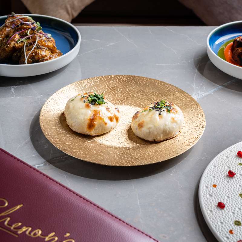 Truffle Mushroom Cheddar Naan Bomb