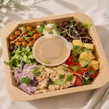 Kale And Chickpea Crunch Salad With Chicken