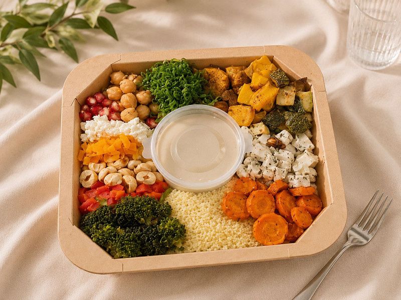 Maghreb Salad Bowl With Chicken