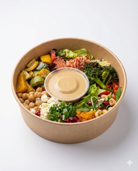 Maghreb Salad Bowl With Chicken