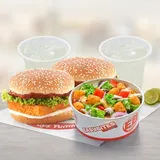 Spicy Paneer Burger Light Meal (For 2)
