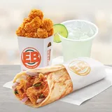 Tandoori Chicken Roll Combo
