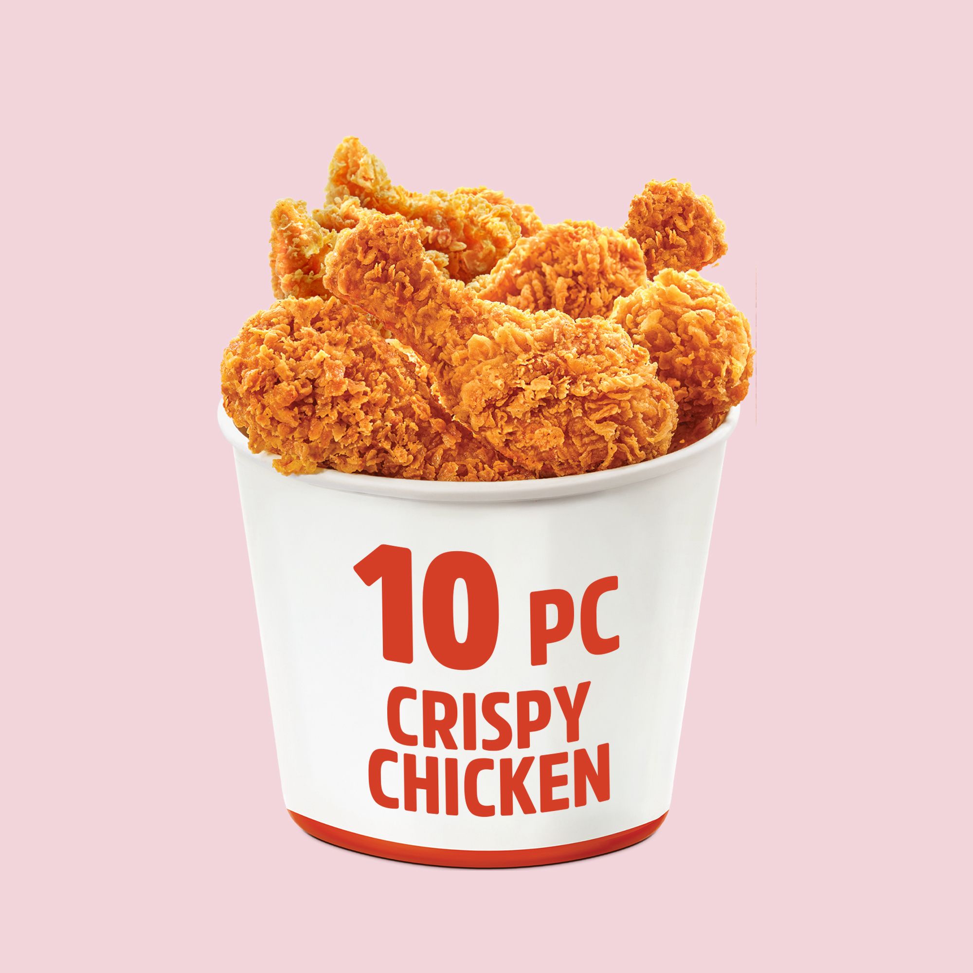 Hot & Crispy Chicken Bucket - 10pc