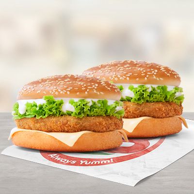 2 Veg Burgers