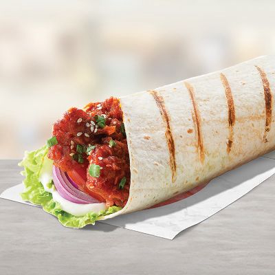 Korean Chicken Wrap