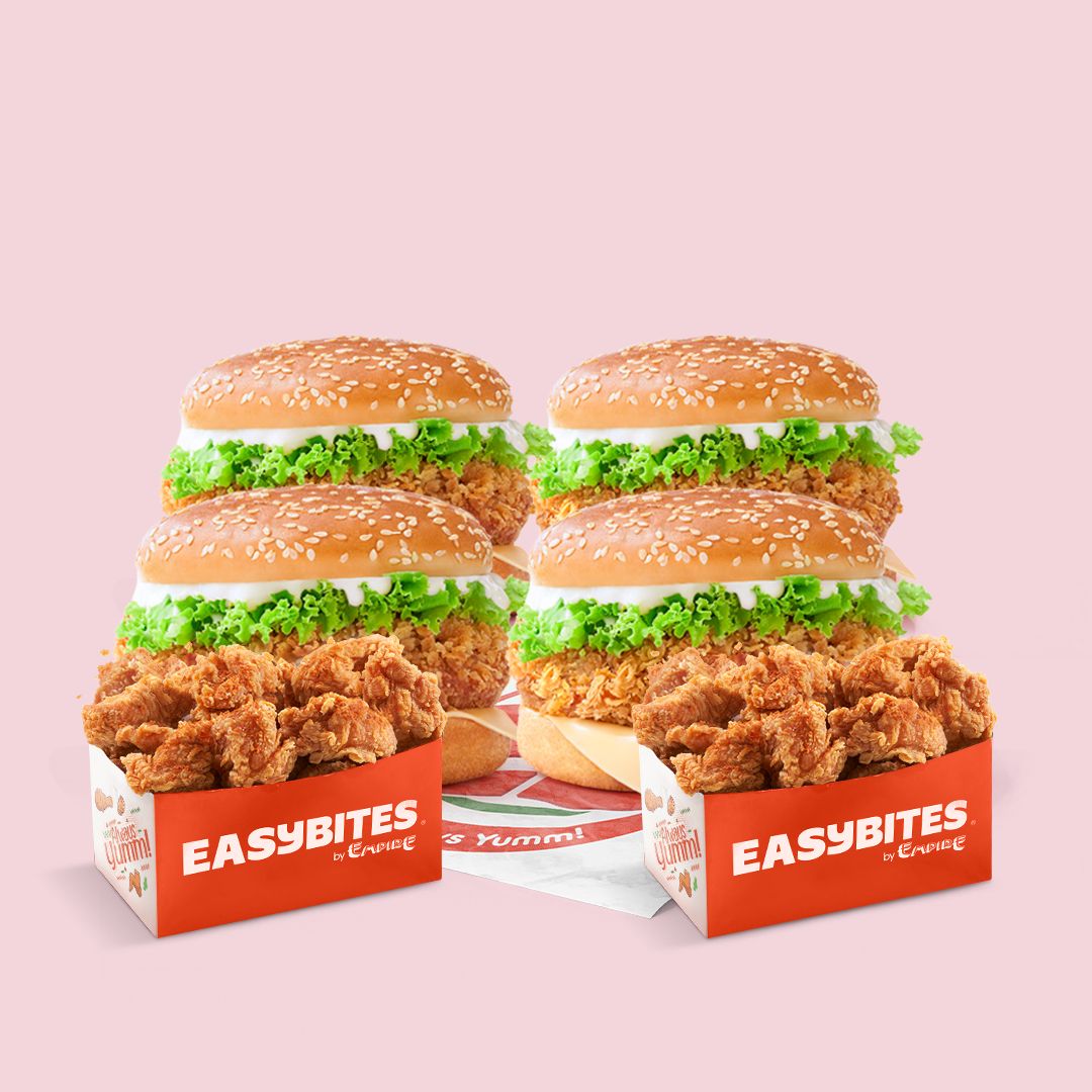 Champions Burger Combo(For 4)