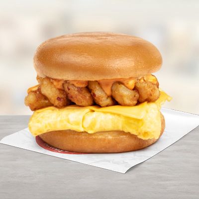 Egg And Hash Sandwich