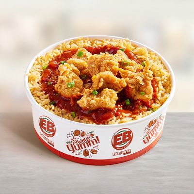 Popcorn Chicken Rice Bowl